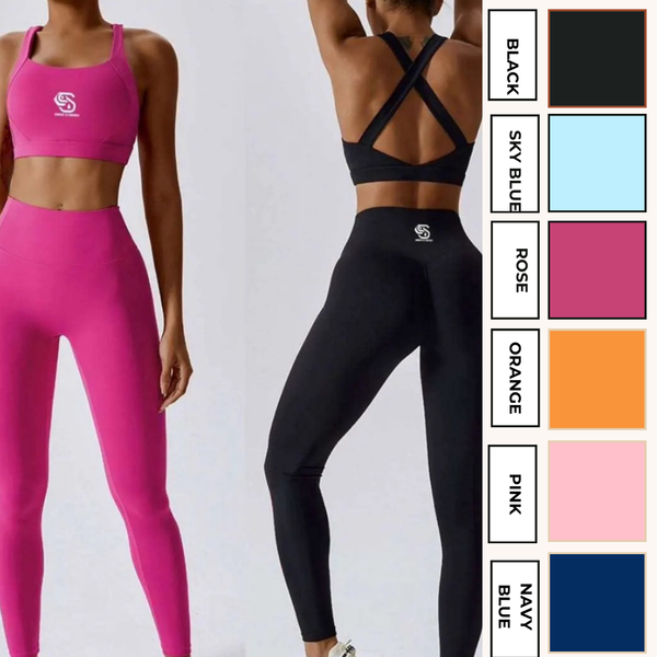 Sweat Synergy 2.0 leggings set. ( two piece leggings with no pockets and bra) - sweat synergy